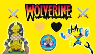 Como Hacer A WOLVERINE 💛🖤 De MARVEL De Origami 3D / Origami 3D JJ