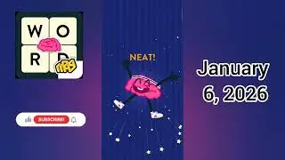 WordBrain Brainy's New Year Event January 6, 2025 2 Answer - All Parts | Full Gameplay & Solutions