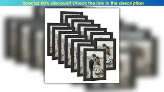 14pcs 4x6 Inch Picture Frames Wooden Photo Frames without Mat Tabletop or Wall Display for Prints