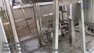 Tropical fruit processing equipment: pulp + juice + dried fruit three-in-one