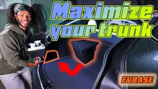 Tesla Trunk Storage Bin - EVBASE The Perfect Solution
