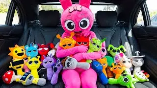 See What Pinki Found — Sprunki Hiding in the Car?!