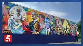 New mural honoring civil rights leader Z. Alexander Looby debuts in Nashville
