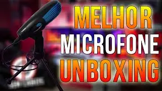 PRIMEIRO UNBOXING DO CANAL! - Microfone Soonhua SF-500B