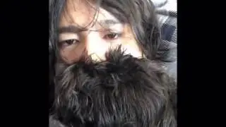 Asian Dog Beard Man