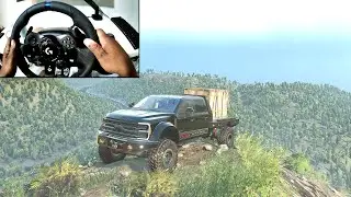 Ford F-550 | DANGEROUS Mountain Top MISSION | SnowRunner | Logitech G923 gameplay