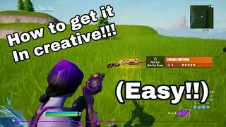 HOW TO GET CHARGE SHOTGUN IN CREATIVE!!!