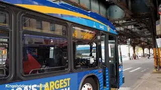 MTA New York City Bus: 2016 Nova Bus LFS Articulated 5442 on the Bx9 Bus to Riverdale.