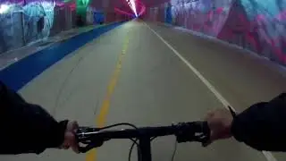 The world's longest bicycle and pedestrian tunnel