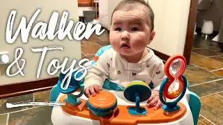 $40 Adjustable Baby Walker With Toys