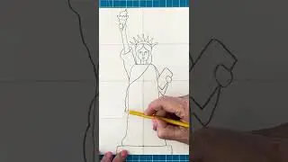 How to draw the Statue of Liberty #artprojectsforkids