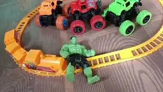 Toy Train track se niche utar ke ghumne laga | Khilona gadi wala video | New New Toys