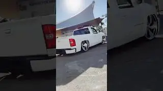 Hate to see you leave, but I love to watch you go 😮&zwj;💨🔥 #motortopia #streettrucks #baggedtrucks