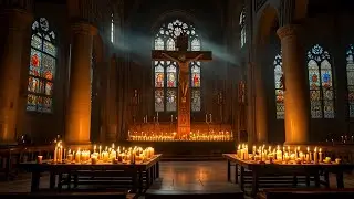 Gregorian Night Prayer Music | Peaceful Monastery Chants for Sacred Sleep Meditation