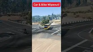 BUS vs CAR vs BIKE: HIGHWAY CHAOS!