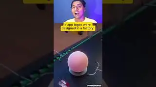 if app logos were designed in a factory #shorts