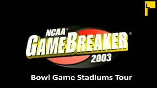 NCAA GameBreaker 2003: Bowl Games | Sports Game Stadiums 🏟 🏈