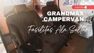 Membangun campervan dari grandmax dengan fasilitas sultan