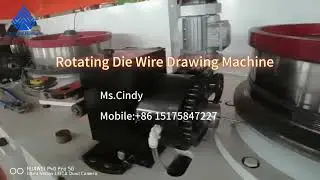 rotating die straight line wire drawing machine