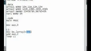 Addressing Mode: Indexed Addressing