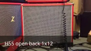 Scumback H55 closed vs open back 1x12