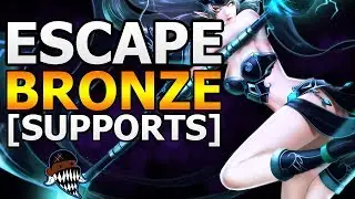 TOP 5 SUPPORTS TO ESCAPE BRONZE ! League Of Legends