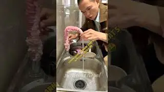how to wash goat's intestine easily#ytshorts #shorts #goat #intestine