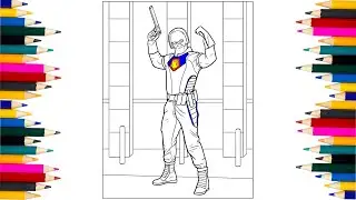 Peacemaker Coloring Page in 25 Minutes! How to Draw John Cena! Watch This Drawing Come To Life!