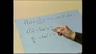 OU course M203 (Intro to Pure Maths) Analysis Block B 3 Calculating Pi (1987)