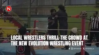 Local wrestlers thrill the crowd at the New Evolution Wrestling 