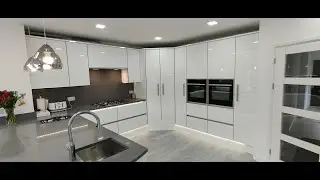 Walkaround Video of an Acrylic White Gloss Kitchen in Redhill