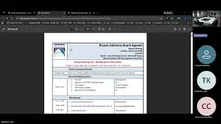 January 20th, 2026 Bicycle Advisory Board Meeting