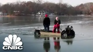 This Ice-Fishing Craft Is Intended To Be Four Vehicles In One | Adventure Capitalists | CNBC Prime