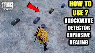 PUBG Mobile Zombie Mode New Update - How to USE ? Detector, Healing Wave, Explosive Ammo & ShockWave