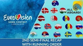 Eurovision 2018 | Semi-Final 2 Recap (With Running Order)