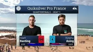 Quiksilver Pro France: Quarterfinals, Heat 1