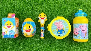my favorite ASMR Candy💛Egg Surprise Lollipop Chocolates & Toys Unpacking | Peppa pig | Baby Shark