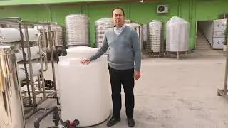 6000 LPH RO water purification system for beverage industry