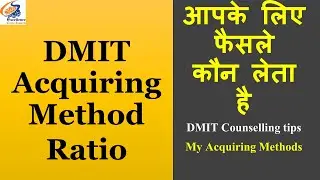 DMIT counselling Tips (Who decide how do you live? )