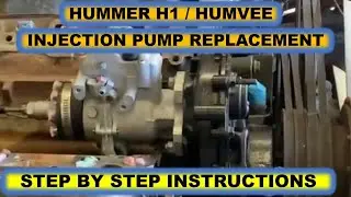 Humvee Fuel Injection Pump Replacement