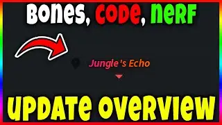 JUNGLE ECHO BONES, NEW CODE, POLARIS NERF (UPDATE) [FISCH] - Roblox