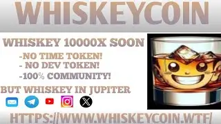 NEW TOKEN PROJECT// WHISJEYCOIN  HOW TO BUY WHISKEY FULL REVIEW 2024