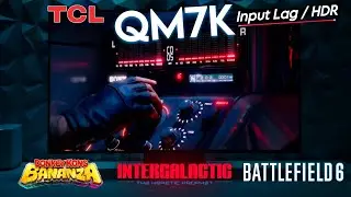 BEST TV for Console HDR & Input Lag? TCL QM7K BEST MINI LED