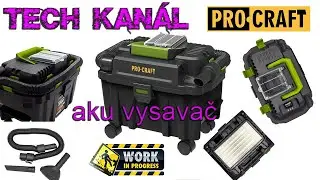 💥ProCraft aku vysavač VP20 🚨 upřímně a do šroubku ➕překvapení
