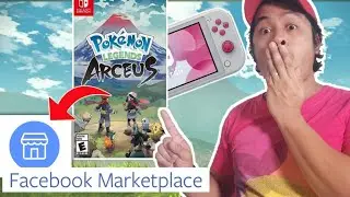 Where to buy pokemon arceus and pre owned or second hand Nintendo switch at Facebook marketplace