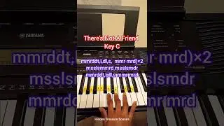 There's Not A Friend: Hymn Song pianotutorial/ solfanotes Using Reggae beat. Key C.