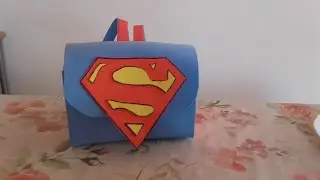 COMO FAZER MOCHILA SURPRESA DO SUPER HOMEM