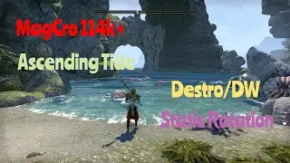 Eso Magicka Necromancer 114k+ | Ascending Tide | Destro/DW | Static Rotation