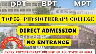 Top physiotherapy College in india #physiotherapy #college #private #counselling #bpt #mpt #dpt