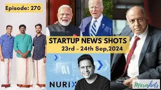 🚀 PM Modi-Biden, Infoedge, Nurix, BYJU'S, MobiKwik & other updates | Startup News Shots Ep. 270